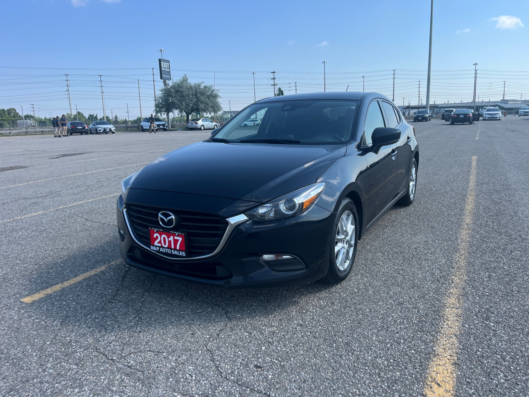 Used 2017 Mazda 3 GS-SKY HB Sport in Black for sale at B&P Auto Sales in Toronto & GTA — photo 2 of 25