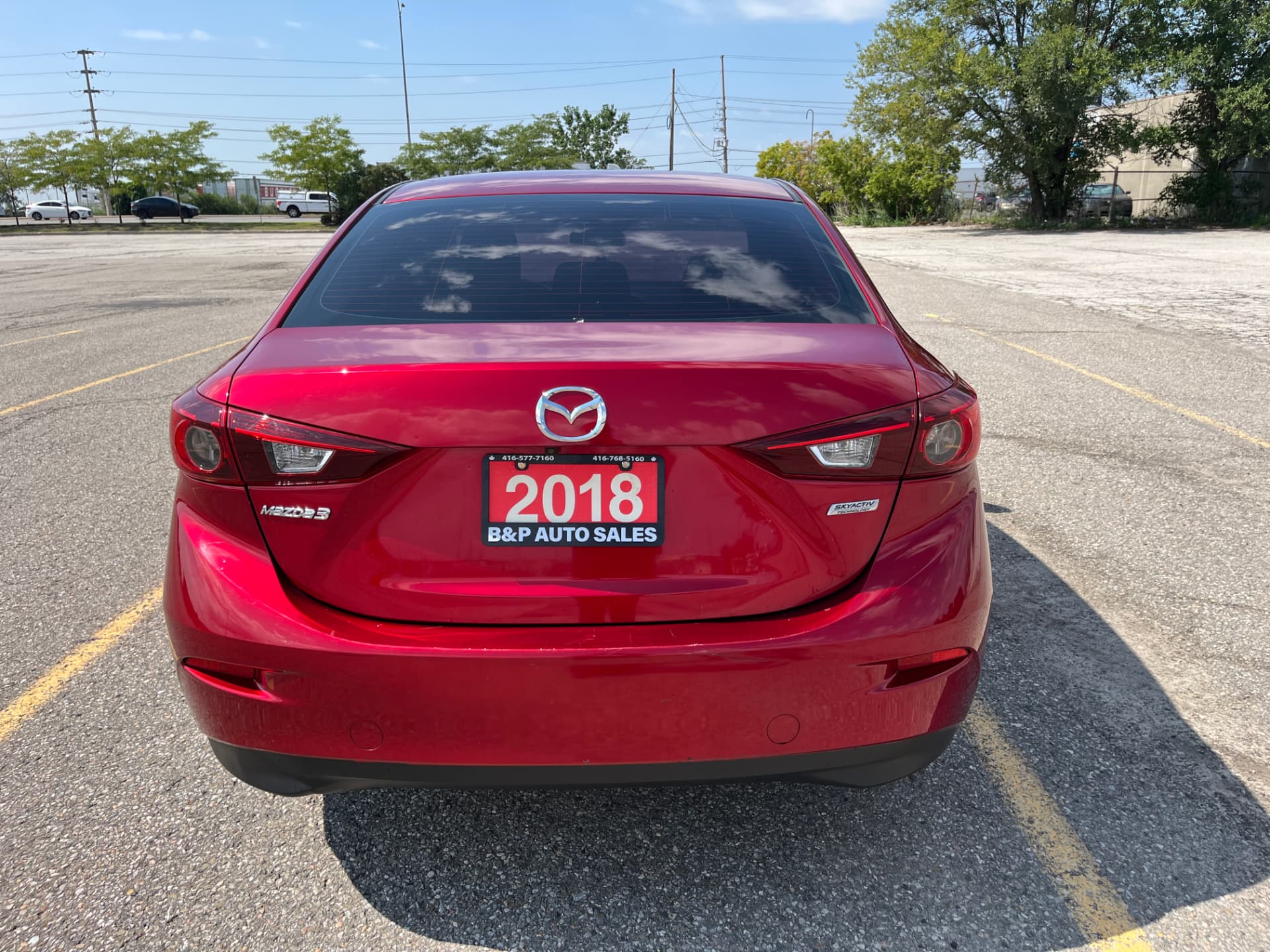 Used 2018 Mazda Mazda 3 SE in Red for sale at B&P Auto Sales in Toronto & GTA — photo 5 of 24