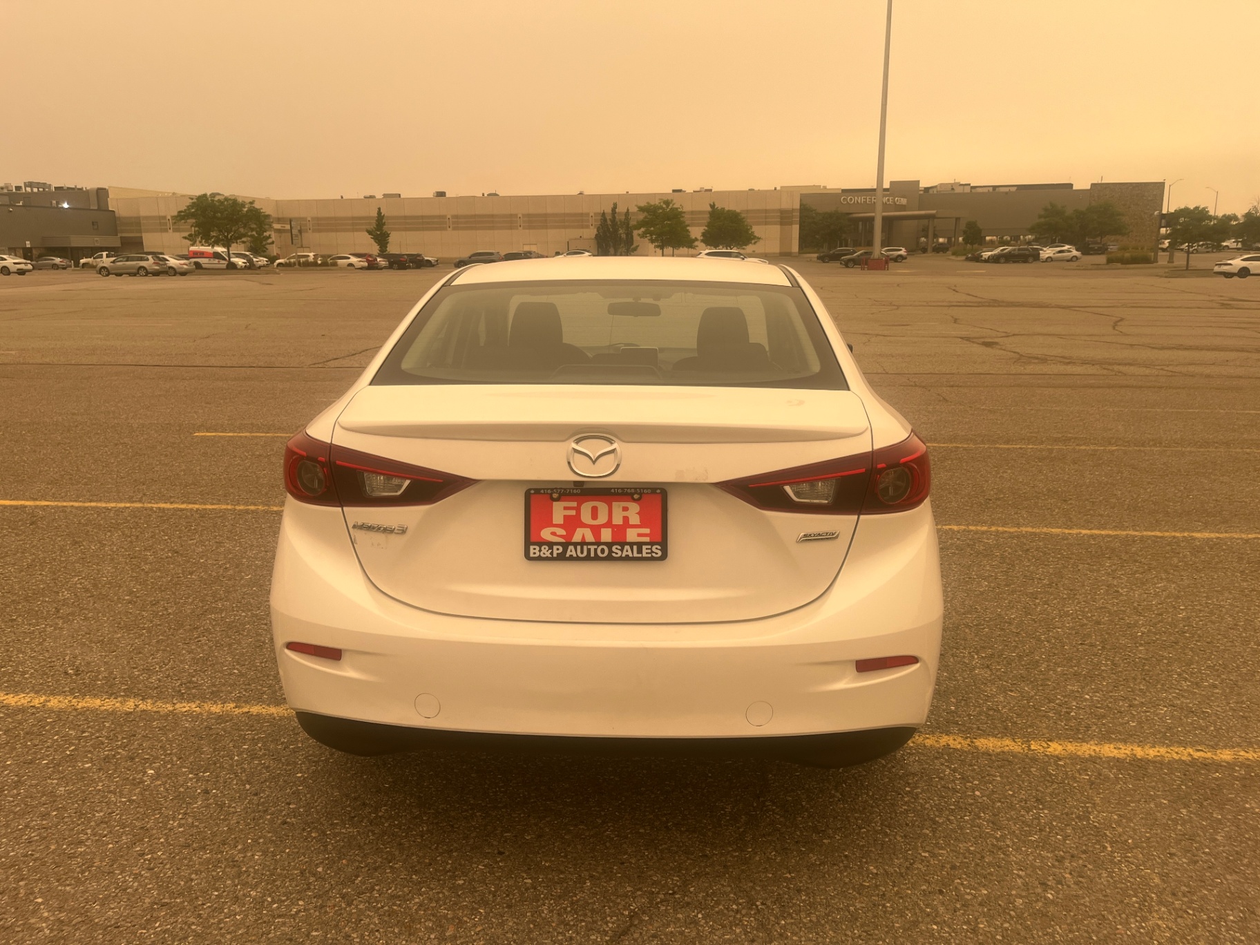 Used 2015 Mazda 3 GS-SKY in White for sale at B&P Auto Sales in Toronto & GTA — photo 5 of 25