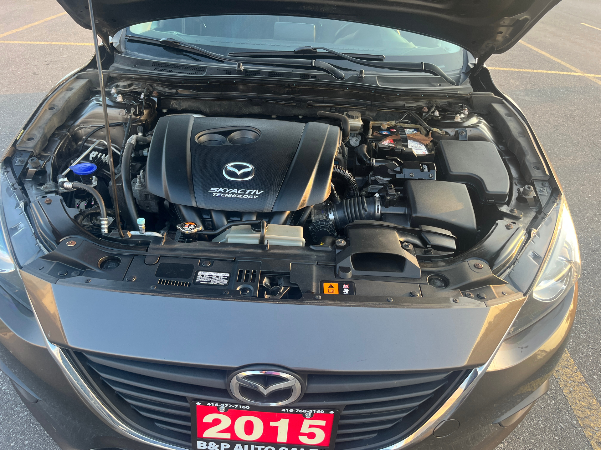 Used 2015 Mazda 3 GS-SKY HB SPORT in Brown for sale at B&P Auto Sales in Toronto & GTA — photo 21 of 25