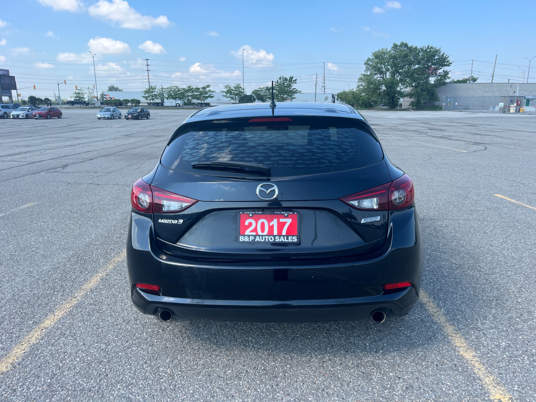 Used 2017 Mazda 3 GS-SKY HB Sport in Black for sale at B&P Auto Sales in Toronto & GTA — photo 5 of 25
