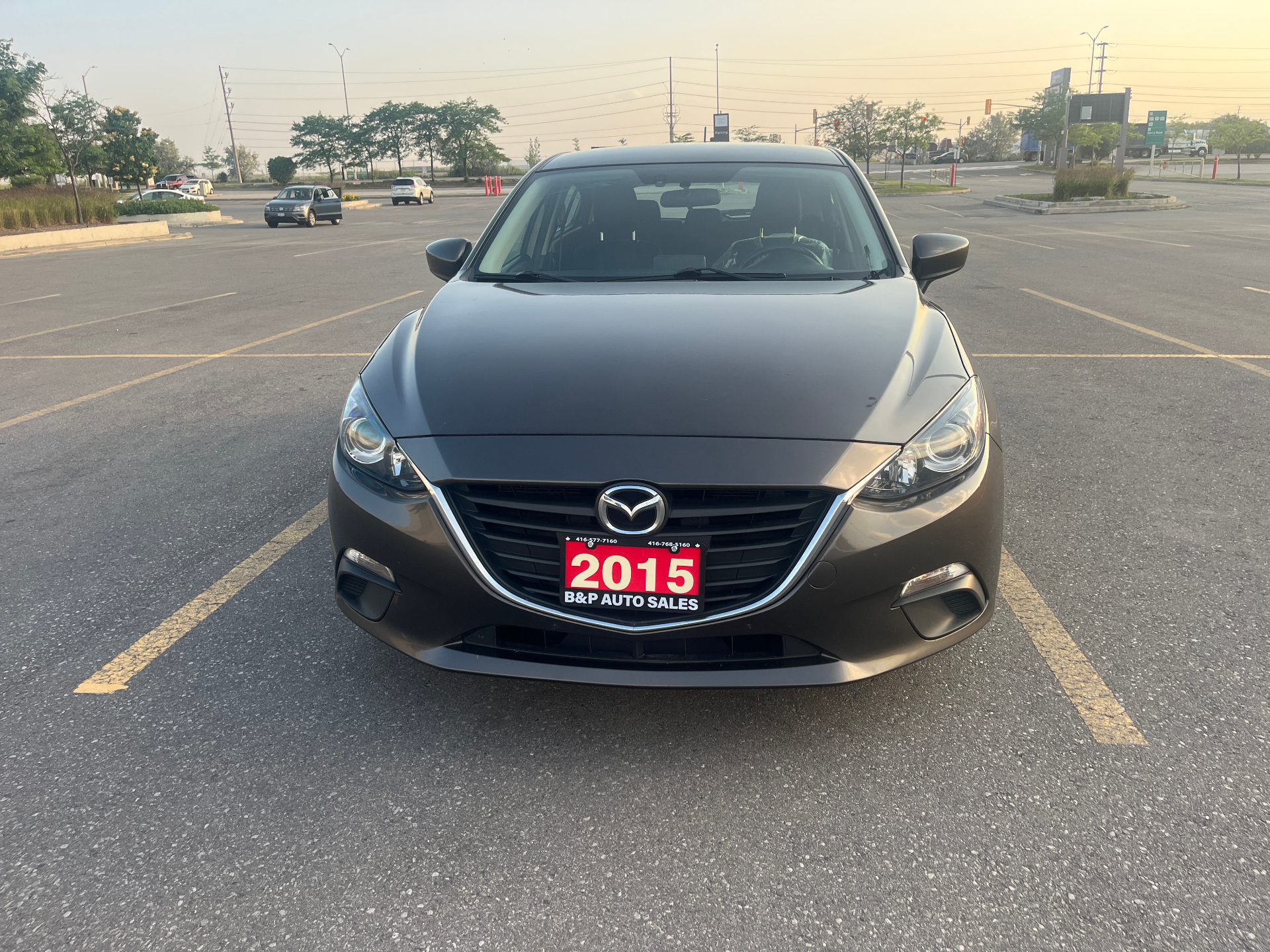 Used 2015 Mazda 3 GS-SKY HB SPORT in Brown for sale at B&P Auto Sales in Toronto & GTA — photo 3 of 25