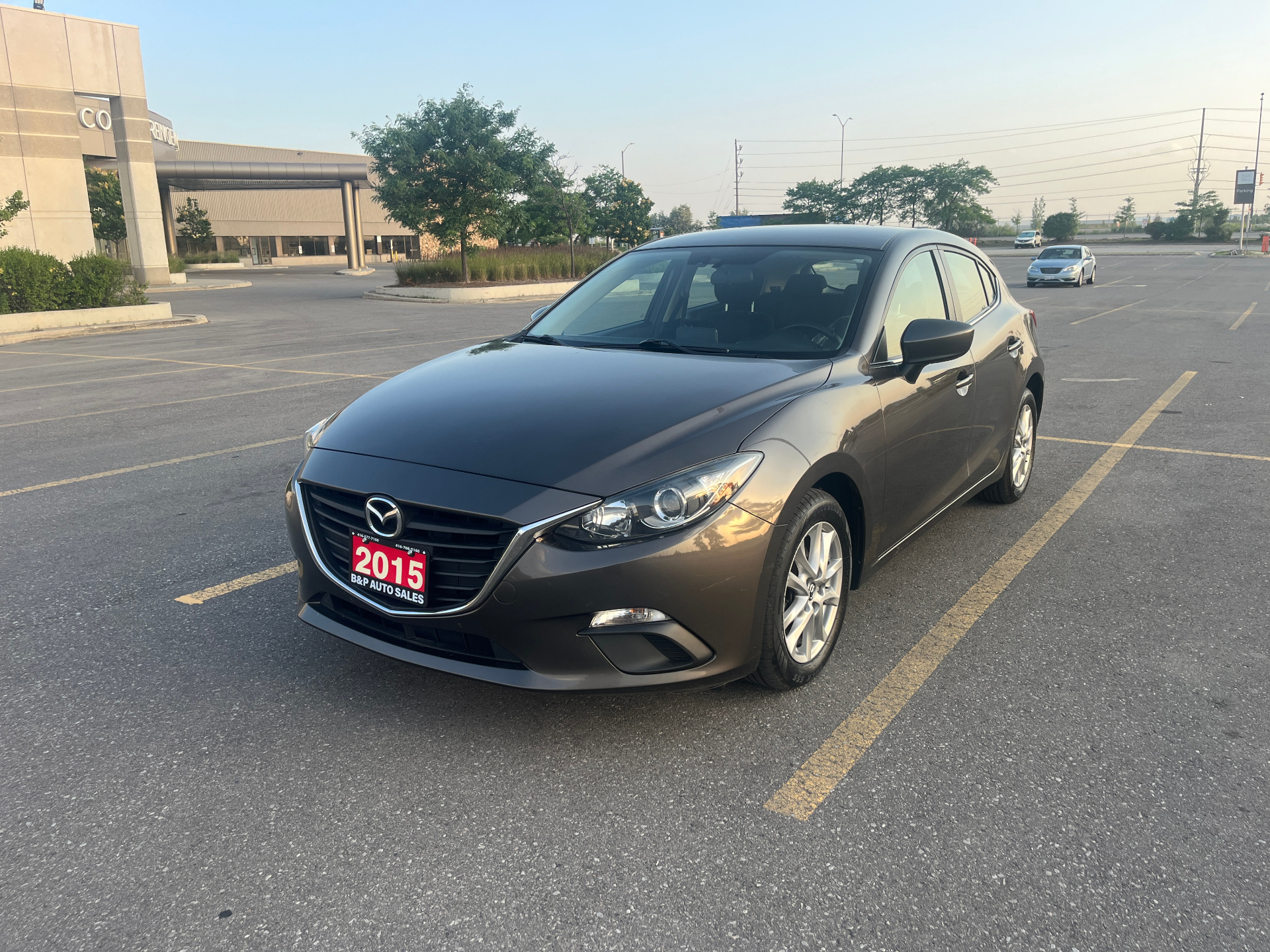 Used 2015 Mazda 3 GS-SKY HB SPORT in Brown for sale at B&P Auto Sales in Toronto & GTA — photo 2 of 25