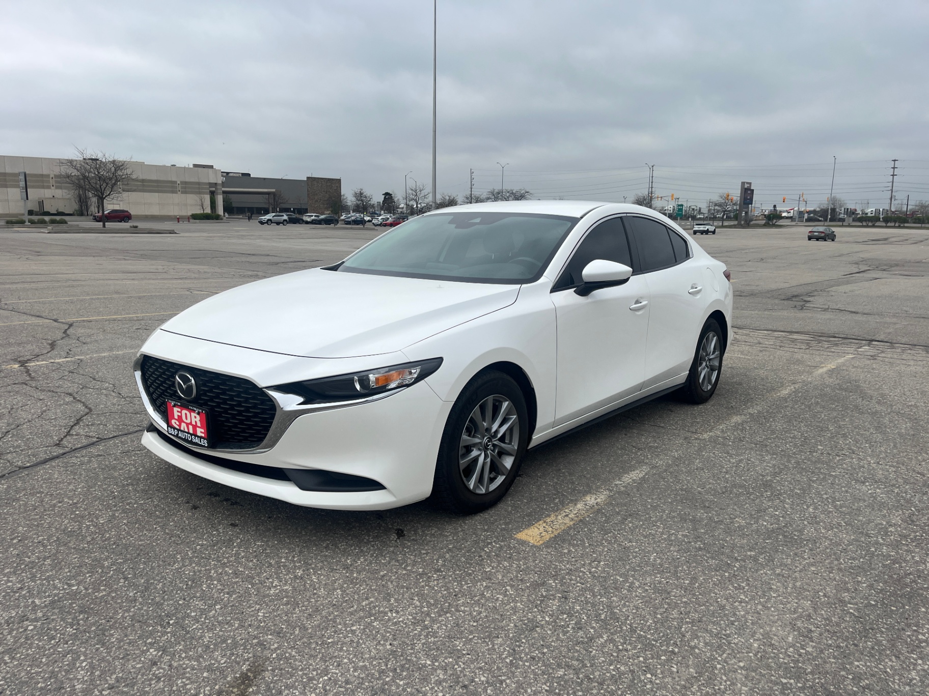 Used 2023 Mazda 3 GS SKY in White for sale at B&P Auto Sales in Toronto & GTA — photo 3 of 24