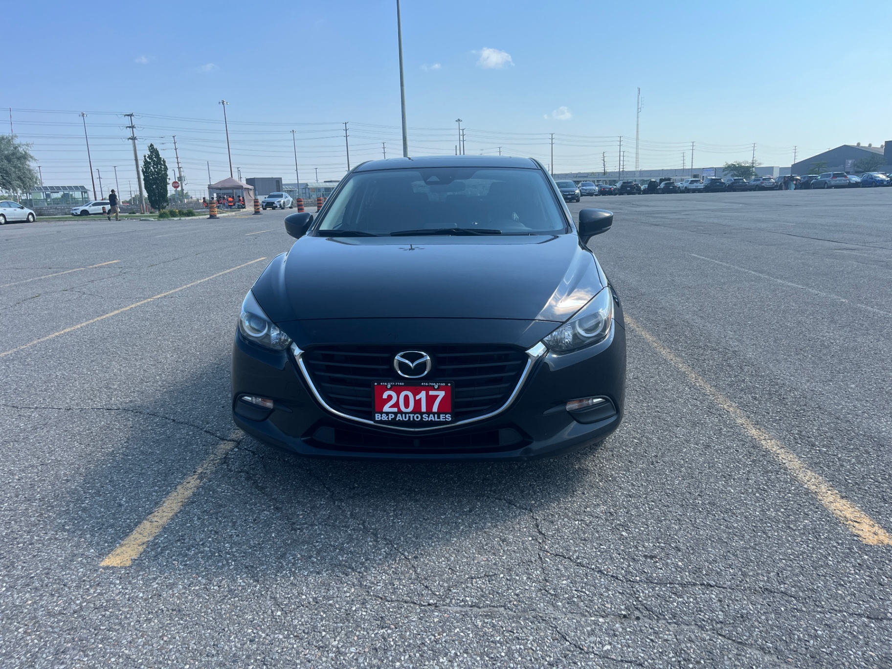 Used 2017 Mazda 3 GS-SKY HB Sport in Black for sale at B&P Auto Sales in Toronto & GTA — photo 3 of 25