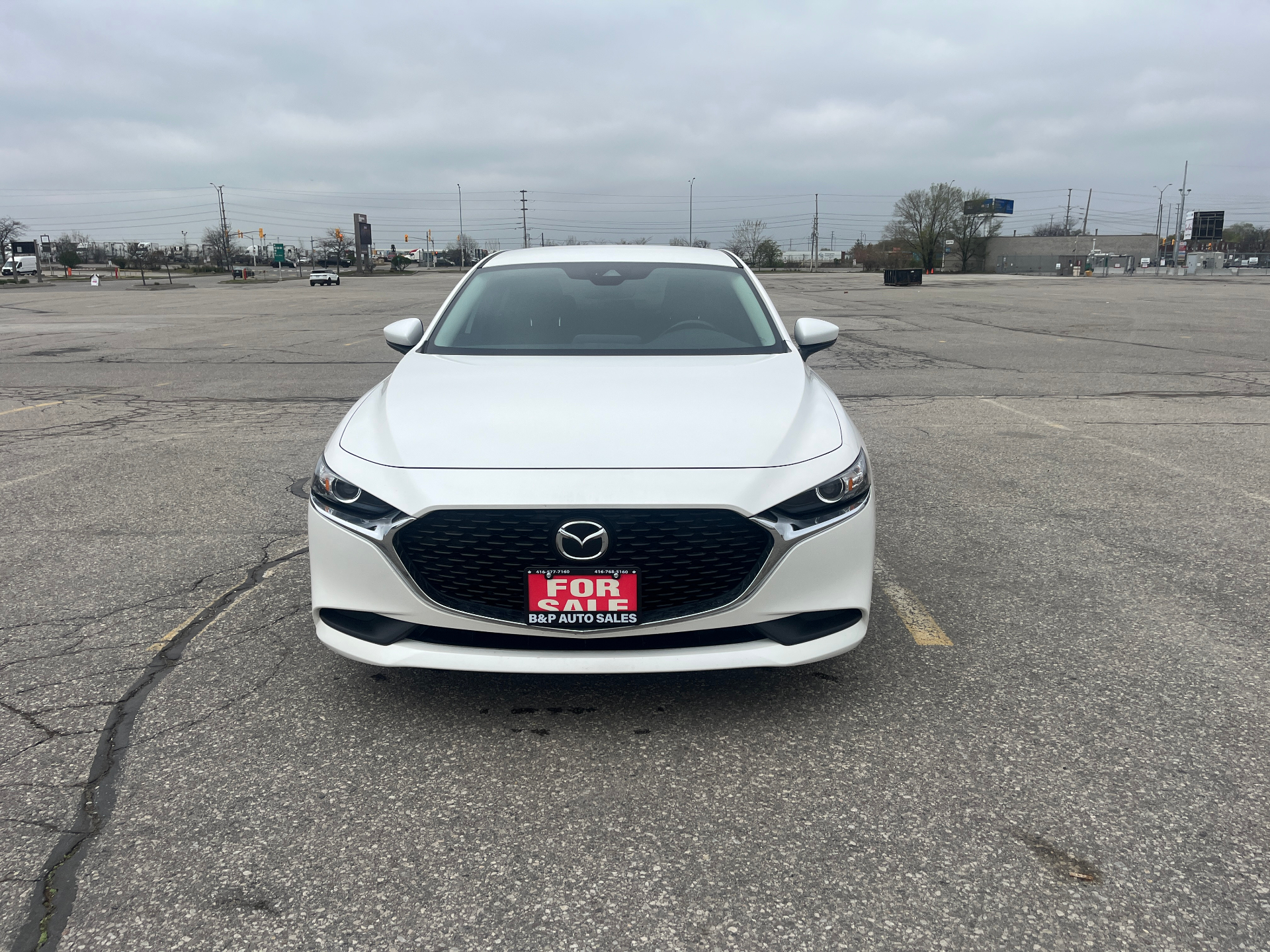 Used 2023 Mazda 3 GS SKY in White for sale at B&P Auto Sales in Toronto & GTA — photo 2 of 24