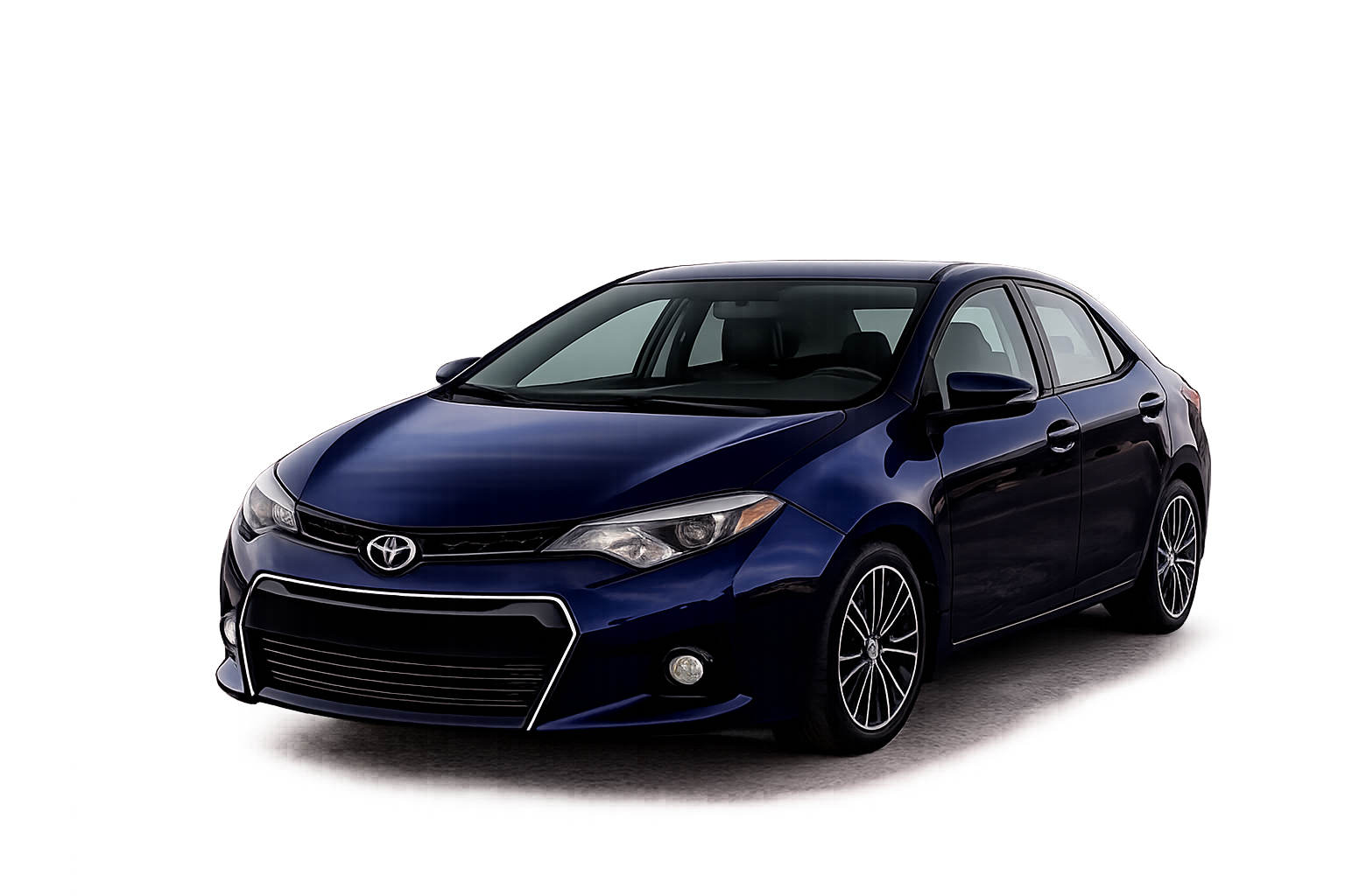 Used 2015 Toyota Corolla Sport in Blue for sale in Toronto at B&P Auto Sales